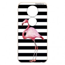 Capa para Motorola Moto E5 Play Case2you - Flamingo Listrado